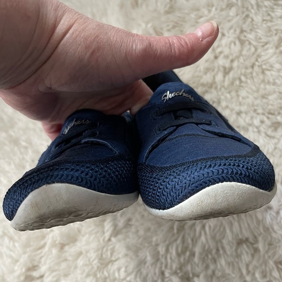 Skechers Classic Fit Air-Cooled Memory Foam Blue Laceless Sneakers Size 6 - Picture 5 of 9